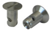 Moroso 71296 - Quick Fastener - Flush Head - 5/16in x .450in - Aluminum - 10 Pack