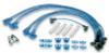 Moroso 72751 - Chevrolet Small Block Ignition Wire Dress-Up Kit - Pre-HEI - Blue Max - Spiral Core