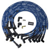 Moroso 73621 - Chevrolet Big Block Ignition Wire Set - Ultra 40 - Sleeved - Non-HEI - Crab - 90 Degree -Blue