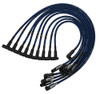 Moroso 73677 - Chevrolet Small Block (Sprint Car) Ignition Wire Set - Ultra 40 - Unsleeved - HEI - Blue