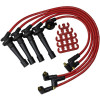 Moroso 72680 - Custom Ignition Wire Set - Blue Max - Spiral Core - Colored High Temp Wire Separators - Red
