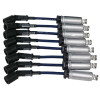 Moroso 73660 - GM LS Ignition Wire Set - Ultra 40 - Unsleeved - Coil-On- 8in Wire - Blue