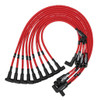 Moroso 73699 - Chevrolet Small Block (Sprint Car) Ignition Wire Set - Ultra 40 - Unsleeved - HEI - Red