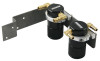 Moroso 85645 - 08-14 Subaru STi (w/Top Mount Intercooler) Air/Oil Separator Catch Can - Billet Alum - Black
