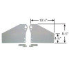 Moroso C4006 - SBC & 90 Degree V6 Engines 2-Piece Front Motor Plate