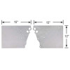 Moroso C3995 - Chevrolet & Pontiac LS Series 2-Piece Front Motor Plates