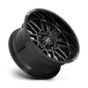 Moto Metal MO80229088300 - Mo802 Warlock 20X9 Gloss Black Milled