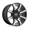 Moto Metal MO80422088518N - Mo804 Spider 22X10 Gloss Black Machined