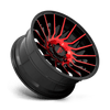 Moto Metal MO80722063918N - Mo807 22X10 Gloss Black Machined With Red Tint