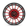 Moto Metal MO80722063918N - Mo807 22X10 Gloss Black Machined With Red Tint