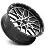MSA Offroad Wheels M45-018756 - M45 Portal 18X7 Gloss Black Machined