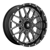 MSA Offroad Wheels M45-024756M - M45 Portal 24X7 Gloss Black Milled