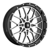 MSA Offroad Wheels M45-04737 - M45 Portal 14X7 Gloss Black Machined