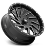 MSA Offroad Wheels M46-018737M - M46 Blade 18X7 Gloss Black Milled