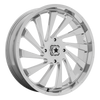 MSA Offroad Wheels M46-024756C - M46 Blade 24X7 Chrome
