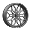 MSA Offroad Wheels MA047AX24704410 - M47 Sniper 24X7 Gunmetal Milled