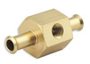Mr. Gasket 1564 - Fuel Block with 0-15 PSI Liquid Filled Fuel Pressure Gauge