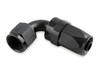 Mr. Gasket 229006-BL - 6 AN 90 Degree Swivel Hose End - Black