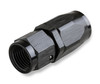 Mr. Gasket 220108-BL - 8 AN Straight Swivel Hose End - Black