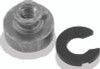 Mustang Motorcycle 78084 - Mustang Harley Fender Nut Kit - Chrome