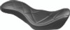 Mustang Motorcycle 79703 - Mustang 08-21 Harley Electra Glide, Rd Glide, Rd King, Str Glide Lowdown 1PC Seat w/DBR - Black