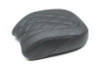 Mustang Motorcycle 83045 - Mustang 18-21 Harley Low Rider, Sport Glide Wide Tripper Passenger Seat Diamond Stitch - Black