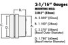 MSD 4650 - Standalone Wideband Air/Fuel Gauge