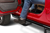 N-Fab J0764-GB - Nerf Step 07-17 Jeep Wrangler JK 4 Door All - Gloss Black - W2W - 3in
