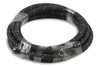 Mr. Gasket 840606 - Black Nylon Braided Hose 6 AN - 6 Feet