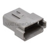 NAMZ DR-12G - Deutsch DT Series 12-Wire Receptacle & Wedgelock - Gray (HD 72129-94GY)