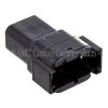 NAMZ MDR-8B - Deutsch DTM 8-Position Receptacle w/8 Stamped Terminals & Wedgelock - Black (HD 74108-98BK)