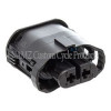 NAMZ NA-1-1355668-2 - V-Twin VROD Models OEM Headlight Connector w/Wire Seals & Terminals - Black (HD 72449-01)