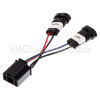 NAMZ NHAP-01 - 14-23 Road King Models Headlight Adapter Pigtail w/Mating H9 & H11 to H4 Connector