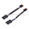 NAMZ NTSX-CB12 - 16-23 V-Twin Softail (Except FLSTC/FLSTN) Plug-N-Play Front Turn Signal Extension 12in
