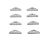 Mr. Gasket 9899 - Valve Cover Clamps - Chrome