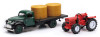 New Ray Toys SS-54296A - 1941 Chevrolet Flatbed with Farm Tractor/ Scale - 1:32
