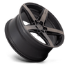 Niche M271209521+22 - M271 Teramo 20X9.5 Matte Black With Double Dark Tint Face