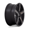 Niche M271209521+22 - M271 Teramo 20X9.5 Matte Black With Double Dark Tint Face