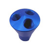 Nitrous Express 15014 - 3 Port Showerhead Distribution Block - Blue