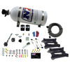 Nitrous Express 50245-10 - Dual 4150/Alcohol Nitrous Kit (100-500HP) w/10lb Bottle