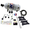 Nitrous Express 30240-10 - Dual/4150/Gasoline Nitrous Kit (50-300HP) w/10lb Bottle