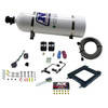Nitrous Express 60075-15 - Dominator Gemini Stage 6 Alcohol Nitrous Kit w/15lb Bottle