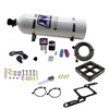 Nitrous Express 63970-15 - Single Entry Crossbar RNC .178 4500 Flange Nitrous Kit (250-650HP) w/15lb Bottle