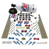 Nitrous Express 90085-15 - Shark Dual Stage/Alc 16 Nozzles 8 Solenoids Nitrous Kit (200-1200HP) w/15lb Bottle