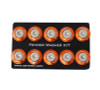 NRG FW-100OR - Fender Washer Kit w/Rivets For Plastic (Orange) - Set of 10