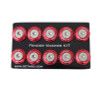 NRG FW-100RD - Fender Washer Kit w/Rivets For Plastic (Red) - Set of 10