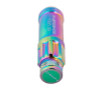 NRG LN-LS710MC-21 - 700 Series M12 X 1.25 Steel Lug Nut w/Dust Cap Cover Set 21 Pc w/Locks & Lock Socket - Neochrome