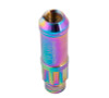 NRG LN-LS710MC-21 - 700 Series M12 X 1.25 Steel Lug Nut w/Dust Cap Cover Set 21 Pc w/Locks & Lock Socket - Neochrome