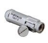 NRG LN-LS700SL-21 - 700 Series M12 X 1.5 Steel Lug Nut w/Dust Cap Cover Set 21 Pc w/Locks & Lock Socket - Silver
