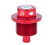 NRG NOP-300RD - Magnetic Oil Drain Plug M20X1.5 Subaru - Red